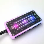 COOLMOON ARGB Controller 12V 5A 6Pin ARGB Cooling Fan Smart Remote Control PC Computer Case Cooling Chassis Silent Fan Hub - Image 6