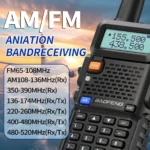1/2PCS Baofeng M-5R Wireless Copy Frequency Two Way Radio Walkie Talkie Multi Band AM Long Range For UV-5R Two Way Ham Radio For