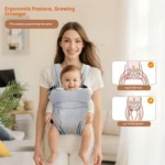 Baby Carrier Crossbody Wrap Newborn Safety Carrier Pattern Portable Front Hug Type Back Toddler Hip-seat Artifact Waist Stool