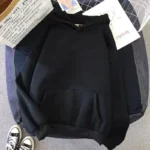 Women’s Casual Hoodie with Angel Wings Graphic Drawstring Detail Kangaroo Pocket Perfect for Fall  Winter Playful Design Trendy