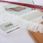 5CM Wide New Double Layers 3D Pleated Chiffon Lace Ruffle Trim Fluffy Dress Pettiskirt Curtains Splicing Cloth Sewing Deocration - Image 8