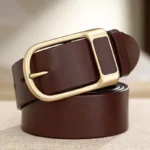 Genuine Leather For Men's High Quality Buckle Jeans Cowskin Casual Belts Business Cowboy Waistband Male Fashion Designer 2022New - Image 10
