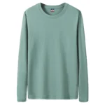 Fast Delivery T-Shirts Men Long Sleeves Tee Tops Male Autumn Plain Cotton Tshirts Plus Size 4XL 5XL Undershirts Man Clothing