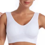 Women Bra Plus Size Seamless Brassiere Breathable Wire Free Bralette Underwear Comfortable Active Padded Brassiere Crop Top