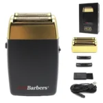 11000 RPM POP Barbers P620 Professional Electric Men’s Beard Trimmer Double Foil Shaver Electric Shaver USB Hair Cutting Machine