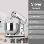 BioloMix Kitchen Food Stand Mixer, Blender, Quiet Motor, Cream Egg Whisk, Whip Dough Kneader, 6-Speed, 1200 W, 6 L, DC - Image 9