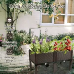 2 Garden/Balcony/Outdoor Patio Planting Box with Bracket Vegetable Flower Planting Raised Container Home Courtyard Plant Planter - Image 2