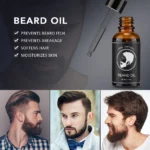 New Facial Hair Beard Growth Oil For Men Thicken Soft Smooth Nourish Beard Oil Natural Mustache Growing Essential Oil Beard Care - Image 6
