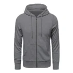 High quality Fashion Zip Hoodies Men Retro Harajuku Solid color Jacket High Street Zip Up Hoodie Casual Loose Sweatshirt Clothes - Image 5