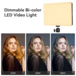 8/12 Inch LED Photography Video Panel Light Photo Studio Lighting Kit For Shoot Live Streaming Youbube With Tripod Stand - Image 2