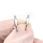 2PCS Trendy 10mm Stainless Steel Punk Clip on Fake Piercing Nose Wrap Lip Rings Unisex Nose Ring Women Men Tusk Body Jewelry - Image 5