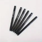 5pcs Black Eyeliner Gel Pen Waterproof Sweat Proof Smooth Non-Caking Eye Makeup Gift for Cosmetics Enthusiasts
