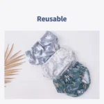 3 Size Recycled Waterproof Swimming DiaperReusable Washable Swimming Diaper Pants - Image 6