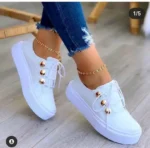 Women Casual Sneakers Woman Fashion Spring Leather PU Sneakers Female Platform Vulcanize Shoes Zapatillas De Mujer - Image 8