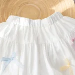 Bear Leader Summer Solid Color Girls Clothes Bow Decorative Shorts Korean Version Casual Folded Children's Clothing 3-7 Years - Image 6