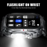 EIGIIS 2024New Smart Watch Men 3ATM Waterproof 2.02″S320B With Compass And LED Flashlight Sports And Fitness Tracking Heart Rate
