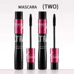 Gemo Silk Fiber Eyelash Gel Double Tube Set - 24H Waterproof Smudge-proof Thick Volumizing Lengthening No Clumping Mascara - Image 7