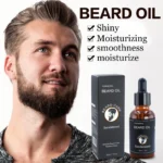 YURHERSU30ml new facial hair and beard growth oil is suitable for men's thick, soft, smooth, nutritious beard oil beard care - Image 4