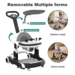 2025 Multifunctional Baby Walker With Sunshade and Seat Kids Anti-Rollover Adjustable Music Stroller Mother Baby Supplies Toys - Image 3