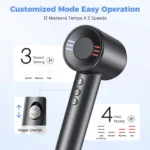 120000 RPM Hair Dryer Negative Ionic Blow Dryer Brushless Motor 40M/S Fast Drying High-Speed Low Noise Thermo-Control Hairdryer - Image 6