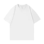 Summer Men’s Short Sleeve Cotton T-shirt Solid Color T-shirt