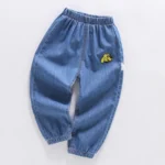 New Children's Jeans Cotton Comfortable Baby Jeans Minimalist Style Boys and Girls' Clothing - Image 5