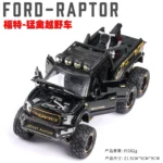 1:24 Scale Simulation Ford Raptor F150 Off-road Alloy Diecast Classic Car Model Supercar Sound Light boys toy Gift - Image 7