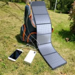 1000W solar panel kit, complete camping, foldable solar panel, portable handheld backpack, suitable for car, boat, RV campsite