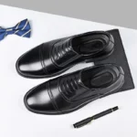 Large Size Fashionable Men’s Daily Comfortable Business Office Formal Shoes Low Cut Round Toe Multifunctional Men’s Wedding Shoe