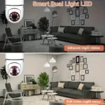 2Pc Ease Life APP-Light Bulb Security Cameras Outdoor Wireless WiFi Camera 5GHz, 360 Degree, E27 Light Socket Screw In Securi - Image 6