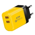 40W USB Charger Quick Charge 3.0 Dual Ports