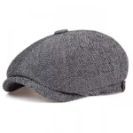 2025 New Classic Hat for Men Caps Vintage Retro Tweed Peaky Blinders Beret Hat Flat Peaked Cap Street Hats for Women Men - Image 9
