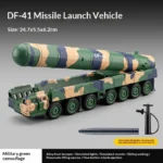 1:50 Dongfeng 17 Missile Vehicle Military Toy Alloy  With Light Sound Effect Able Kids Home Decoration - Image 10