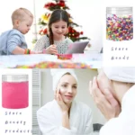 20 Pack 4oz Clear Plastic Jars with Lids,115ml Wide-Mouth Storage Containers for Candy,Beads,Lotion,Food - Image 6