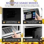 ATM Piggy Bank Automatic Mini Safe Coins Cash Saving Money Box Digital Electronic - Image 4