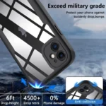 360 Full Body Front+Back Clear Case For iPhone 16 15 14 13 11 12 Pro Max XS X XR 7 8 Plus SE 2022 Silicone  Shockproof Cover - Image 6