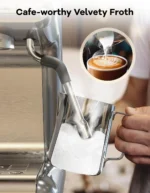 20 Bar Espresso Coffee Machine 1450W Semi Automatic Espresso Maker with Grinder for Latte Cappuccino Gift Coffee Lover - Image 4