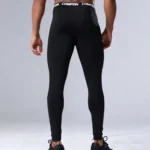 Men’s Compression Leggings High Elastic Quick Dry Breathable Sports Base Layer for Gym Running Basketball Workout