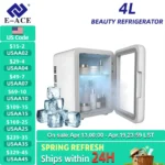 4L Mini Beauty Refrigerator With Cooling And Heat  Both Car Home Use Refrigerated Storage For Skincare Products To Keep Fresh