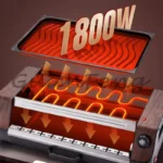 Household automatic rotary  barbecue machine, hot dog automatic rotary barbecue machine, mutton skewer barbecue machine - Image 4