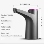 Portable 5-gallon Water Dispenser with USB Charging-Automatic Electric Pump Suitable for Home, Office, and Outdoor Use - Image 3