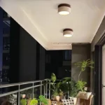 corridor lamp Walnut ceiling lights ash wood led lights for room living room Spotlights Porch light home decor lighting - Image 5