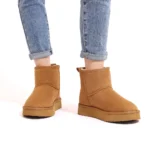 Evshine Memory Foam Ankle Boot Trending Shoes For Women Waterproof Women Snow Boots Female Snow Boots