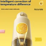Portable Infant Bottle Warmer 500ml Milk Capacity Adjustable Temperature Display Portable Handle Design Kettle A2UB - Image 2