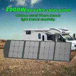 Flexible, Foldable, High Efficiency Solar Panel, Travel & Phone & Boat, Portable 12V 2000w 1500w 1000w 500w Solar Panel Kit