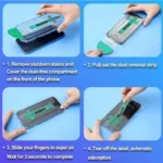 1-5Pcs Matte Privacy Tempered Glass Screen Protector For iPhone 17 Pro Max 16 15 14 Plus 13 11 12 XS XR Air 16e Dust Free Instal - Image 6