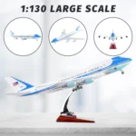 1:130 Scale Large Model Airplane Air Force One B747 Plane Models Die-cast Airplanes for Collection or Gift - Image 3