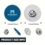 Customized metal cufflinks, badge buttons, various shapes, personalized, gift set accessories for men and women - Image 3