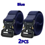 Best Men’s Tactical Belt Versatile Outdoor Hunting Canvas Belt Golf Combat Survival High Quality Canvas Nylon Sport Belt for Man