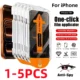 1-5pcs Privacy Protective Film Screen Protector for iPhone 17 16 15 14 13 12 11 Pro Max 17Air16Por Series With Installation Tool